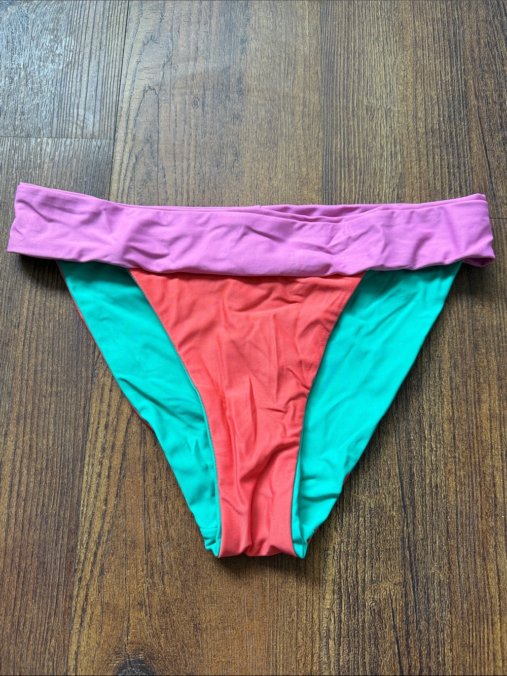 J. Crew fun color block swim bottom XS Small colorblock swimwear summer beach